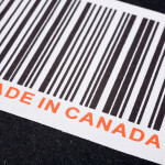 A barcode with the words "Made in Canada" underneath it