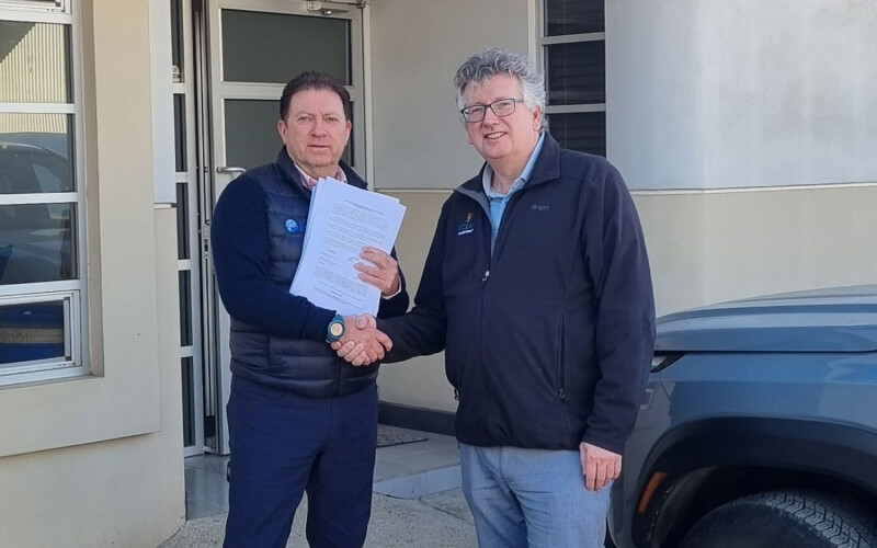 Algamar Founder Roberto Marcos and Ocean Rainforest CEO Ólavur Gregersen