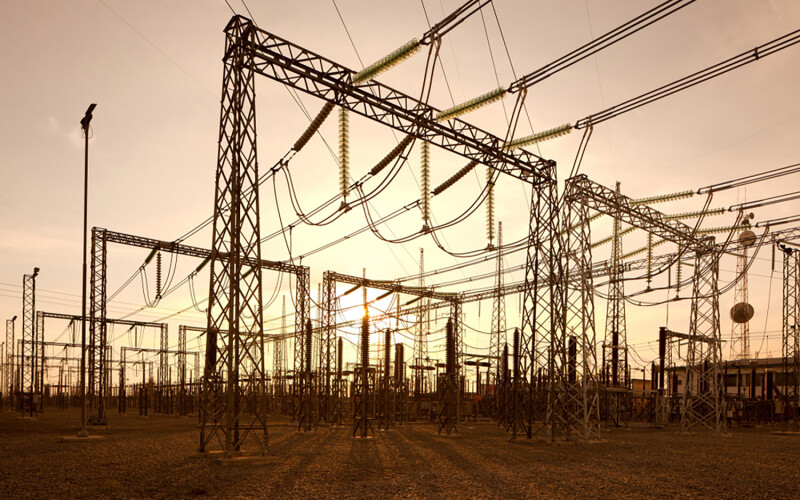 An electric substation in Santiago, Chile