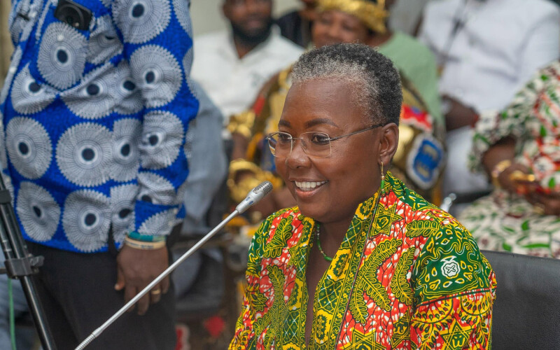 Ghana’s Fisheries and Aquaculture Development Minister Emelia Arthur
