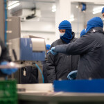 A group of Profand workers inside one of the company's processing facilities