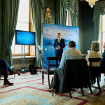 Norwegian Seafood Council (NSC) Consumer Behavior Analyst Lars Moksness presenting at the 2025 Norway-U.K. Seafood Summit