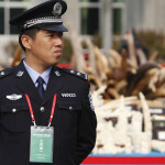 A Chinese customs officer in Guangzhou