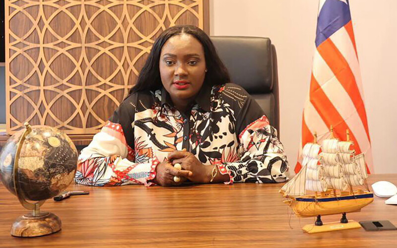 Suspended Director General of the Liberian National Fisheries and Aquaculture Authority (NaFAA) Emma Glassco