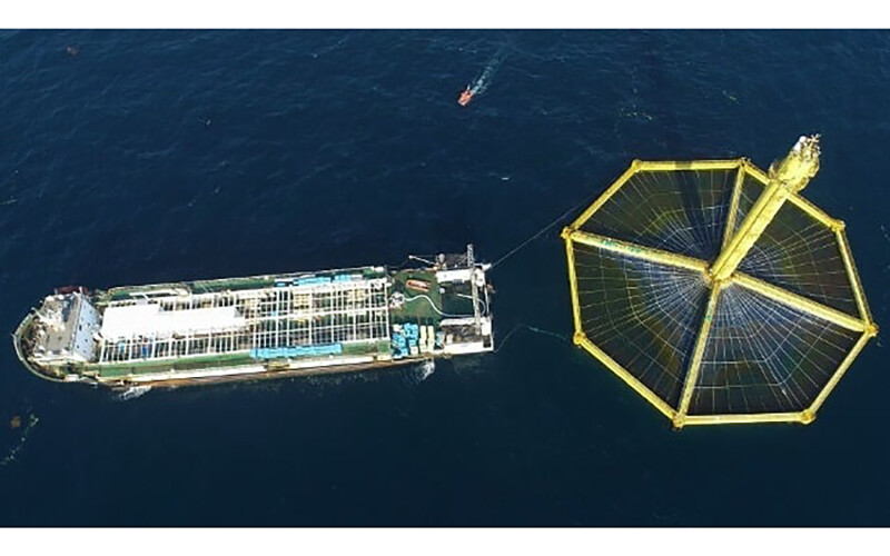 The Deep Blue 1 offshore salmon farm