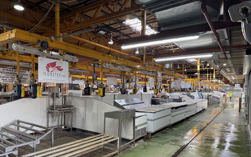 London's Billingsgate fish market
