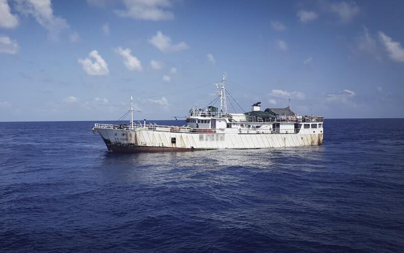 A Chinese distant-water vessel