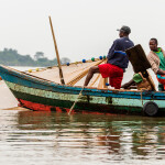 Kenyan fishers on Lake Victoria