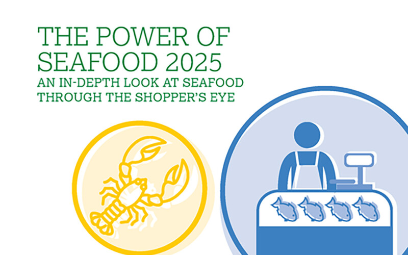 The cover of FMI's Power of Seafood 2025 report
