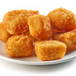 A pile of fish nuggets