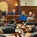 U.S. Senator Lisa Murkowski addressing the Alaska state legislature