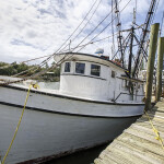 A fishing vessel in McClellanville, South CArolina