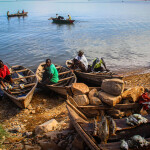 Zambian fishers on Lake Tanganyika