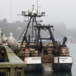 A crabbing vessel in Oregon