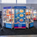 A display of Aquamar products at Seafood Expo North America