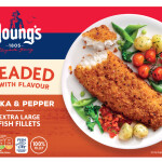 An image of a box for Young's breaded fish product