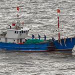 A Chinese fishing vessel