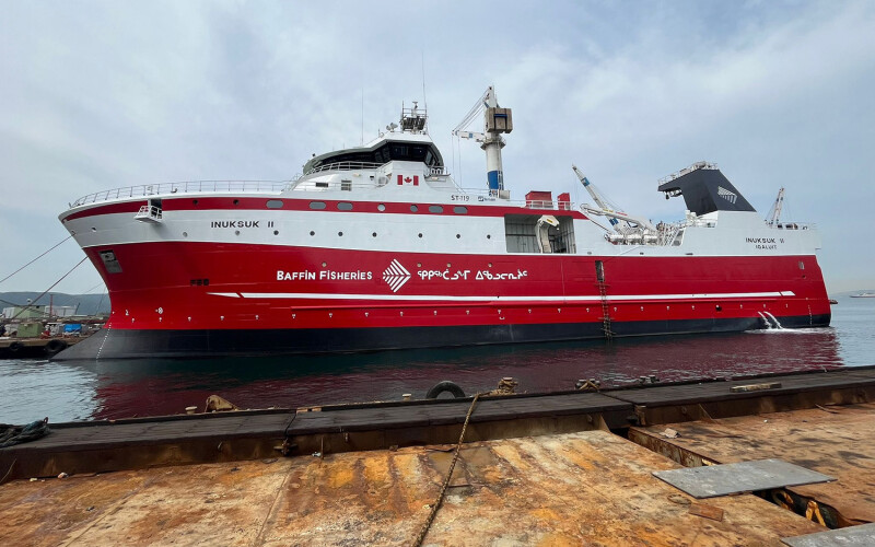 The Inuksuk II turbot- and shrimp-fishing vessel