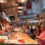 A fish market in Valencia, Spain
