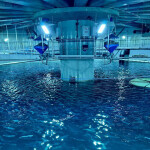 An interior view of Laxey's indoor salmon-farming facility