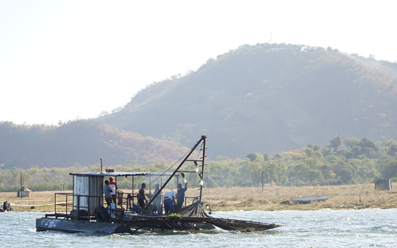 Fishers on the Zimbabwe side of Lake Kariba