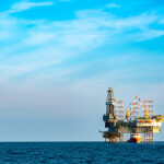 An offshore drilling operation