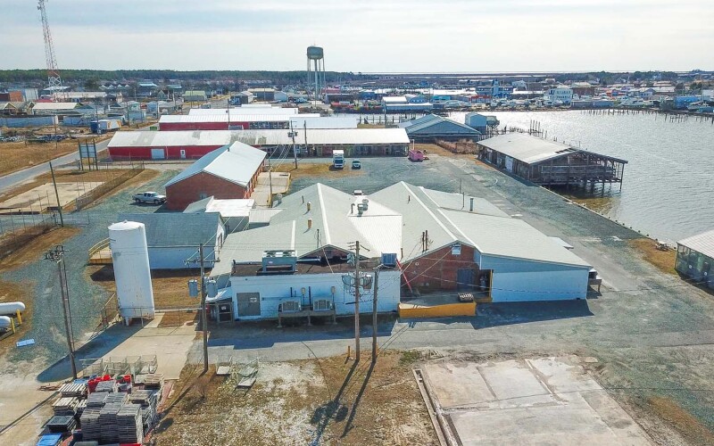 Handy's 59,700-square-foot Crisfield, Maryland, crab-processing plant