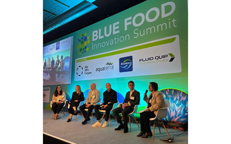 A panel on building more demand for sustainable seafood at the 2025 Blue Food Innovation Summit
