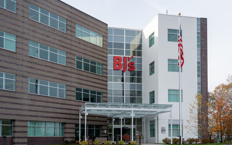 The exterior of BJ's Wholesale Club's headquarters