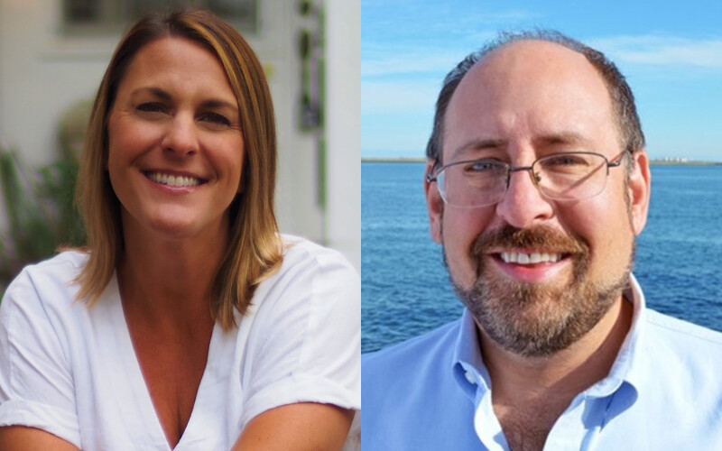 The Conservation Alliance Executive Director Meaghan Hudgins and Board Chair Richard Stavis