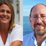 The Conservation Alliance Executive Director Meaghan Hudgins and Board Chair Richard Stavis
