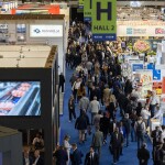 An aerial view of the show floor at Seafood Expo Global/Seafood Processing Global
