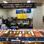 A seafood section inside a U.K.-based market