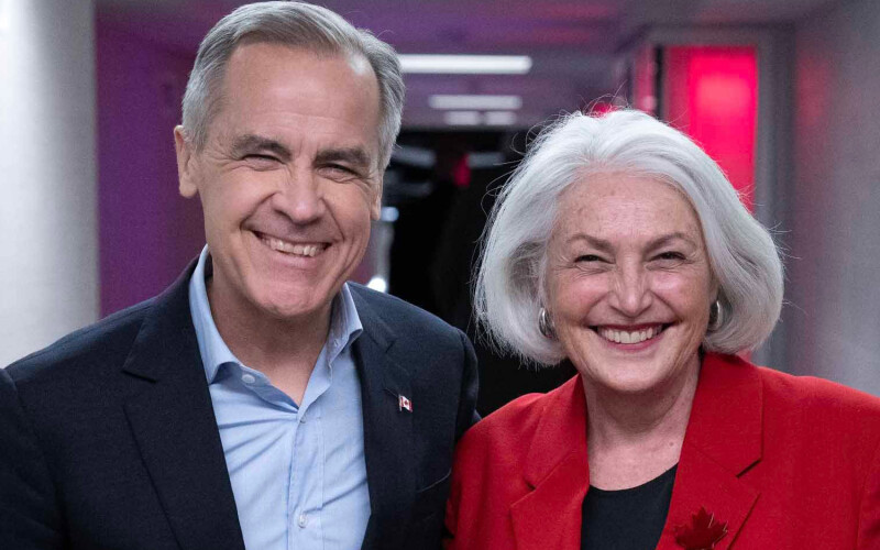 Mark Carney and Joanne Thompson
