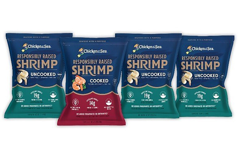 Chicken of the Sea Responsibly Raised Shrimp products