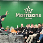 Morrisons CEO Rami Baitiéh speaking with Morrisons' leadership group
