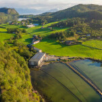 An aerial view of BioFish Holding's facility in Norway