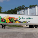 A SpartanNash delivery truck