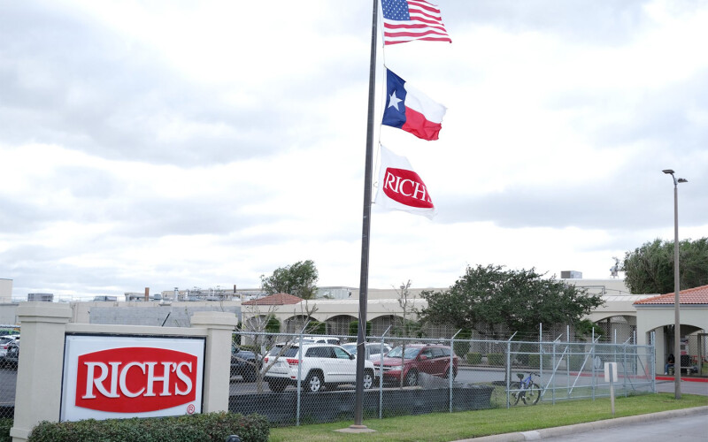 An exterior view of Rich Products' Brownsville, Texas facility