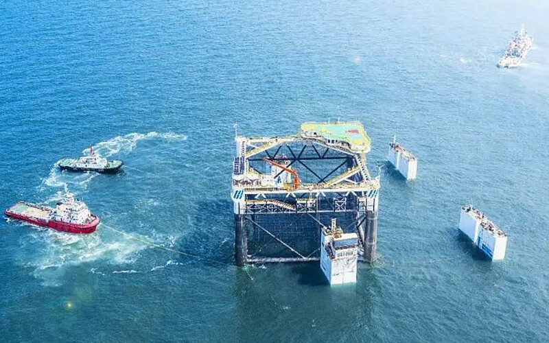 Yantai Jinghai Marine Fisheries Co.'s offshore mariculture platform