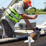 USGS collecting data