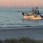 A shrimping vessel in North Carolina