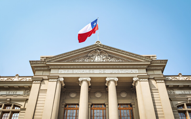 The Chilean Supreme Court building in Santiago