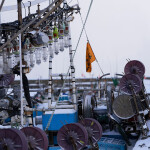 A Japanese fishing boat at the harbor