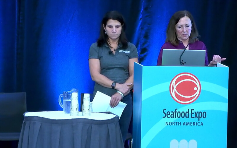 Category Partners Senior Vice Presidents Cara Ammon and Julie DeWolf spoke about trends in the seafood market