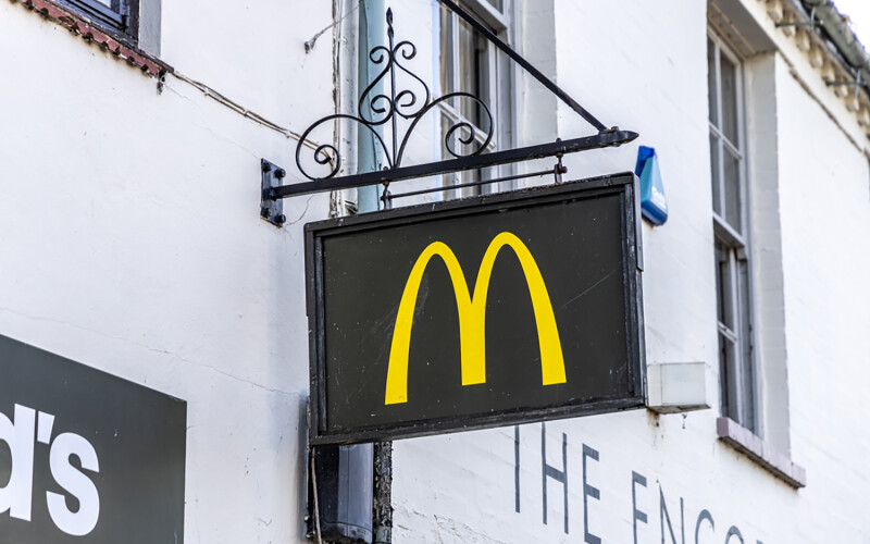 A McDonald's location in Stratford-upon-Avon, U.K.