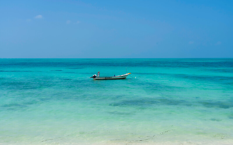 Waters off the Lakshadweep islands in India