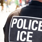 An ICE officer