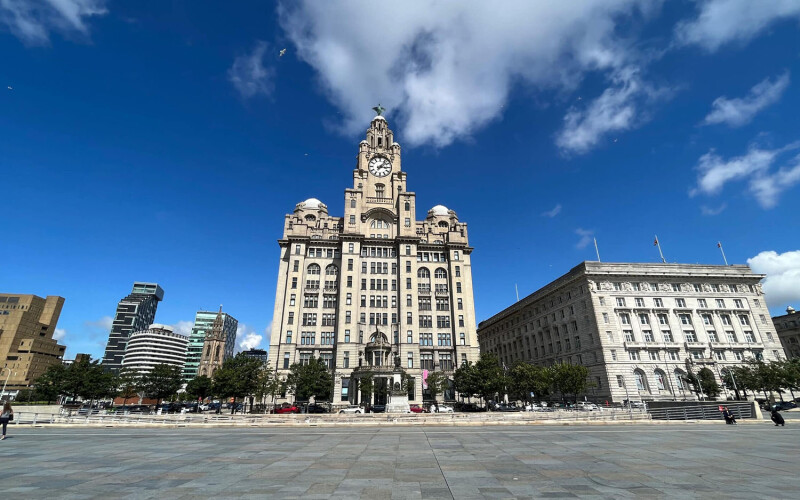 The Royal Liver Building in Liverpool