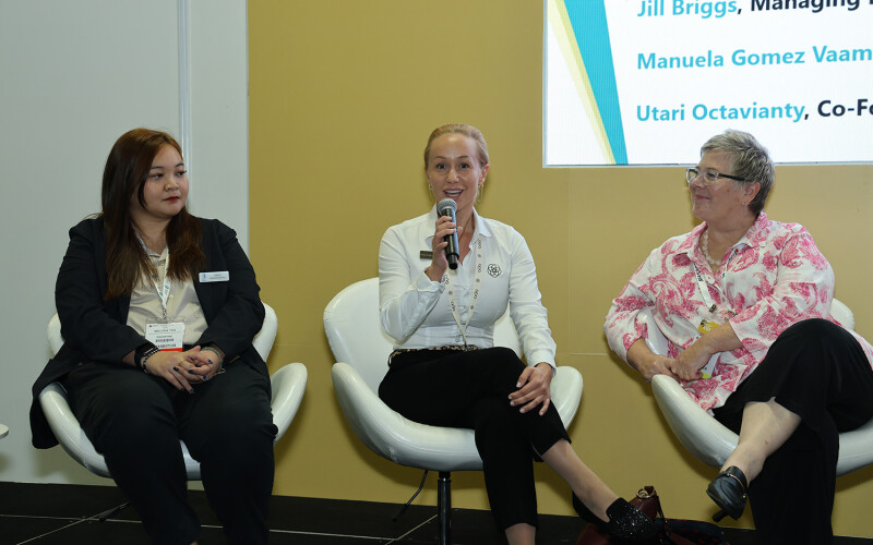 A panel at the 2024 Seafood Expo Asia conference